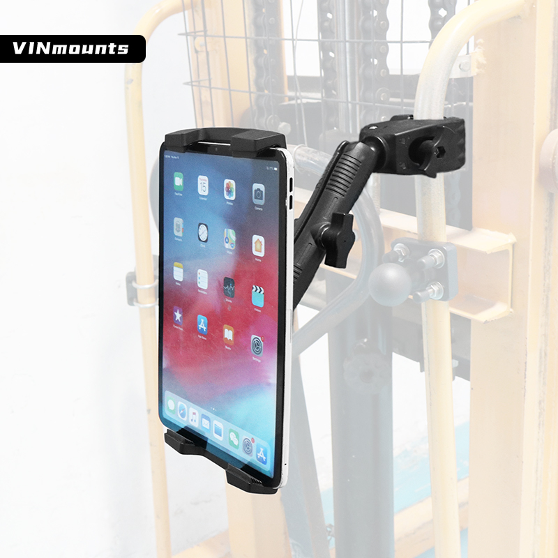 VINmounts 1" /25mm Ball Base with 1.5" x 3.5" Rectangle Plate  4-Hole Pattern - B Size for Mounting Devices/Tablet+More VIN-B-030