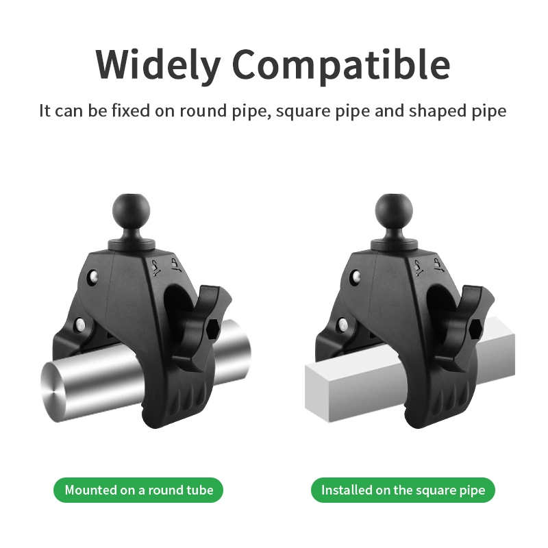 VINmounts Tough Claw Large Clamp Base with 1 " Ball,Compatible with RAM and 1" Ball Systems from Arkon, iBolt and Tackform Enterprise Series VIN-B-031