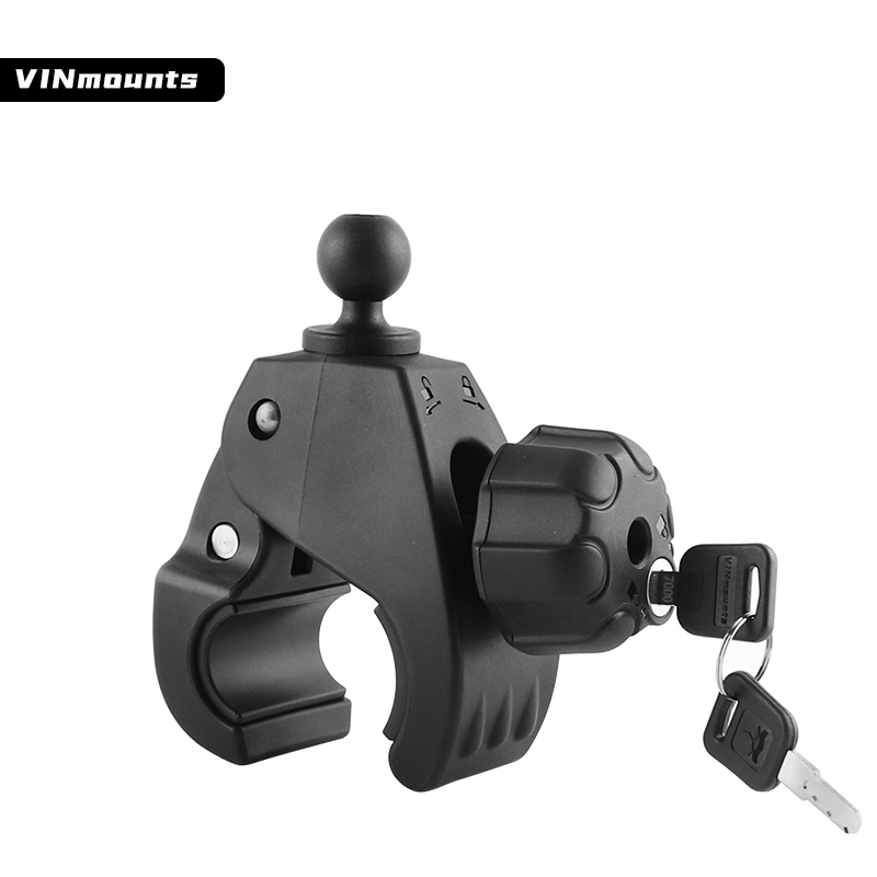 VINmounts Tough Claw Large Locking Clamp Base with 1 " /25mm/B size Ball  for 30-63mm Rail VIN-B-031-lock