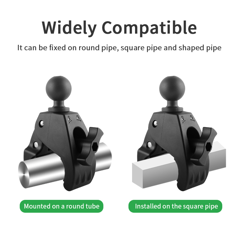 VINmounts Tough Claw Large Clamp Base with 1.5" Ball,Compatible with RAM and 1.5" Ball Systems from Arkon, iBolt and Tackform Enterprise Series VIN-C-043