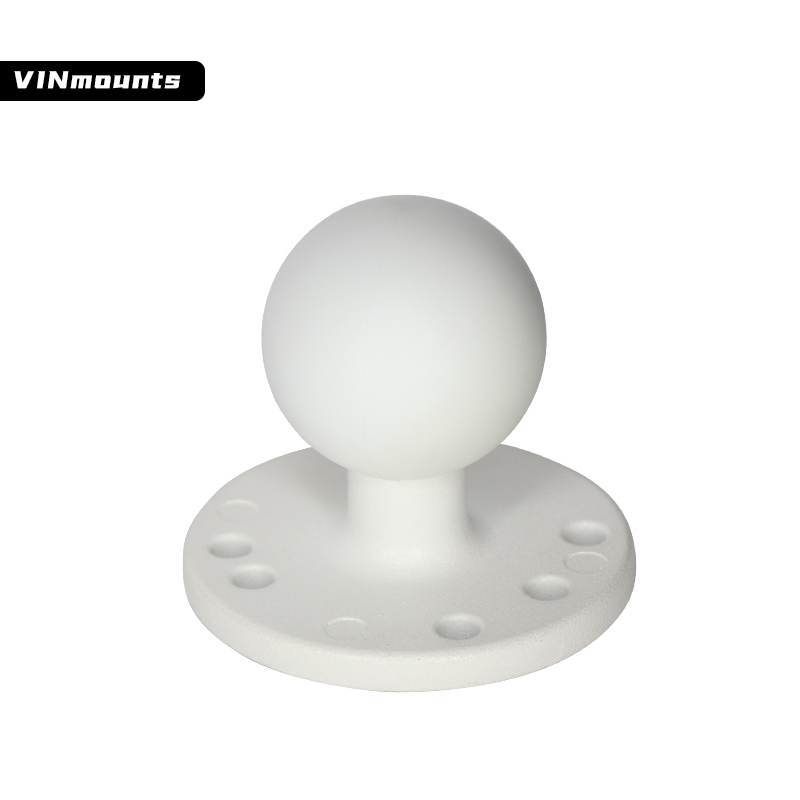 VINmounts 87mm White Double Socket Arm - 1.5" Ball C Size for Medical Equipments or Healthcare Industry VIN-C-8.7A-White