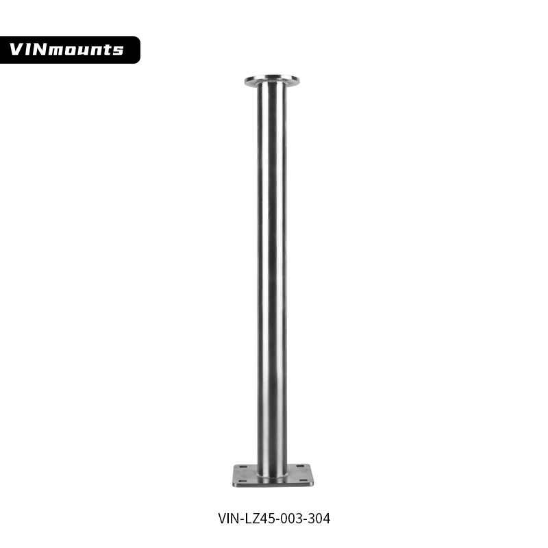 VINmounts Stainless Steel 304 Polished Anti-Corrosion Marine Fish Finder Display Bracket – Fits 1"/1.5" Ball Head & B/C/D Sizes VIN-LZ45-003-304