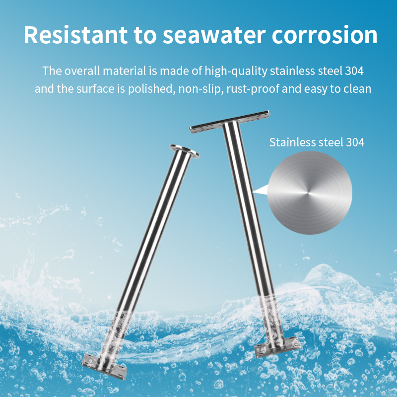 VINmounts Stainless Steel 304 Polished Anti-Corrosion Marine Fish Finder Display Bracket – Fits 1"/1.5" Ball Head & B/C/D Sizes VIN-LZ45-003-304