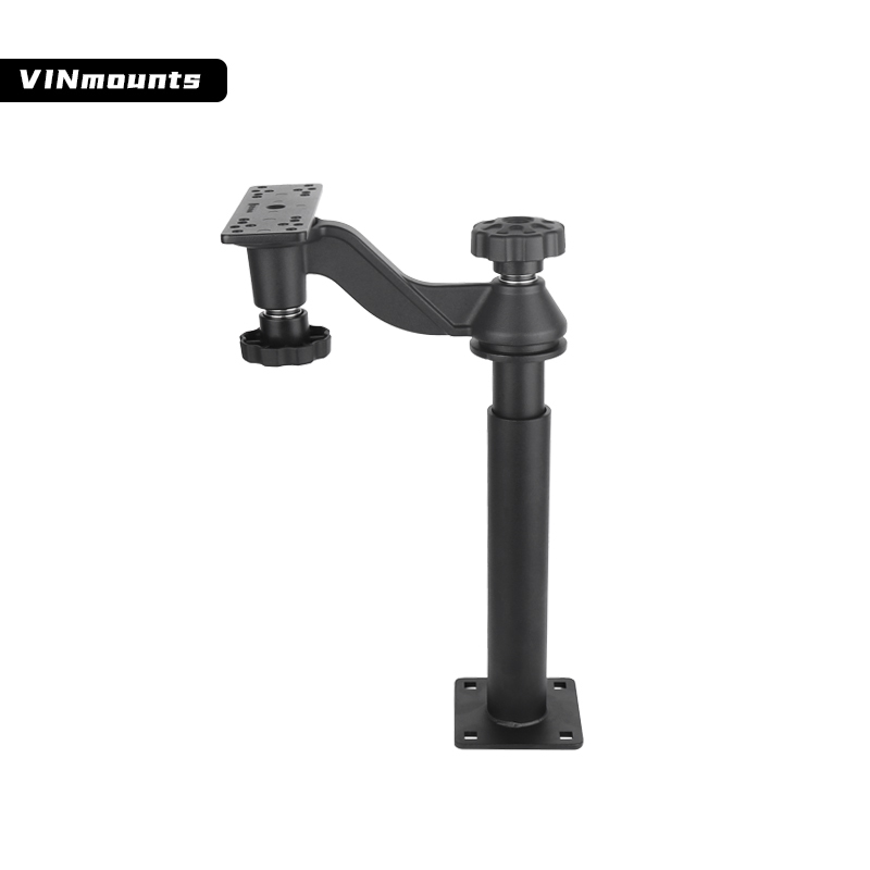 VINmounts Telescopic Double 6" Swing Arms Fish Finder Mount with Lock for Garmin VIN-TYQ-HB-01-LZ