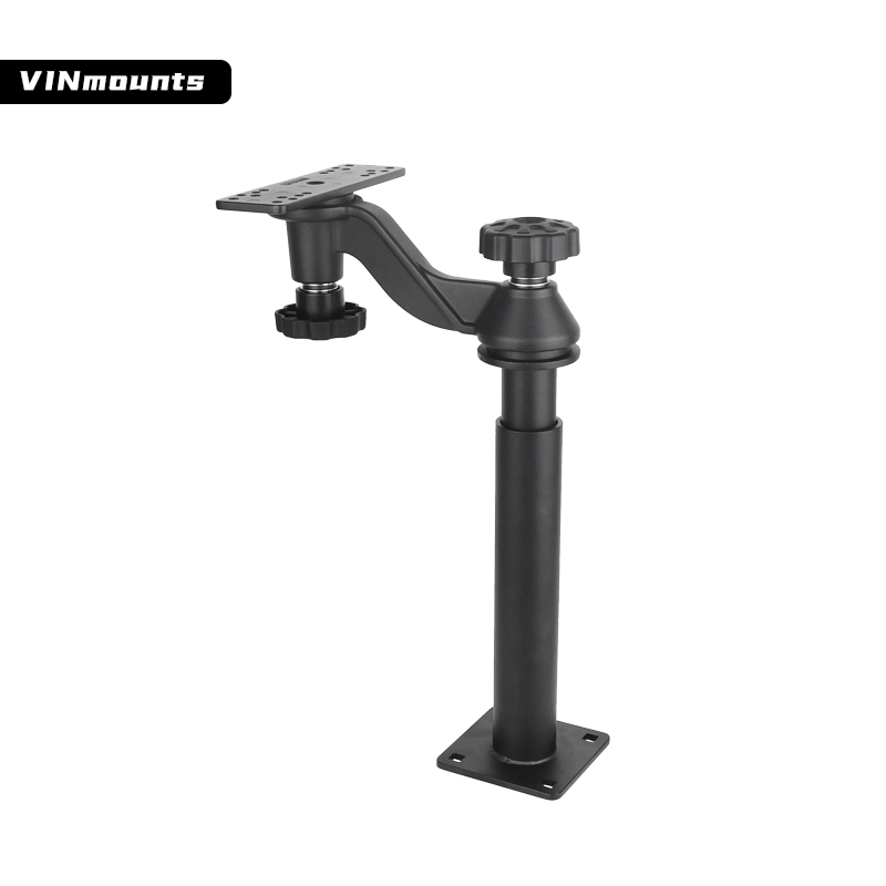 VINmounts Telescopic Double 6" Swing Arms Fish Finder Mount with Lock for Garmin VIN-TYQ-HB-01-LZ