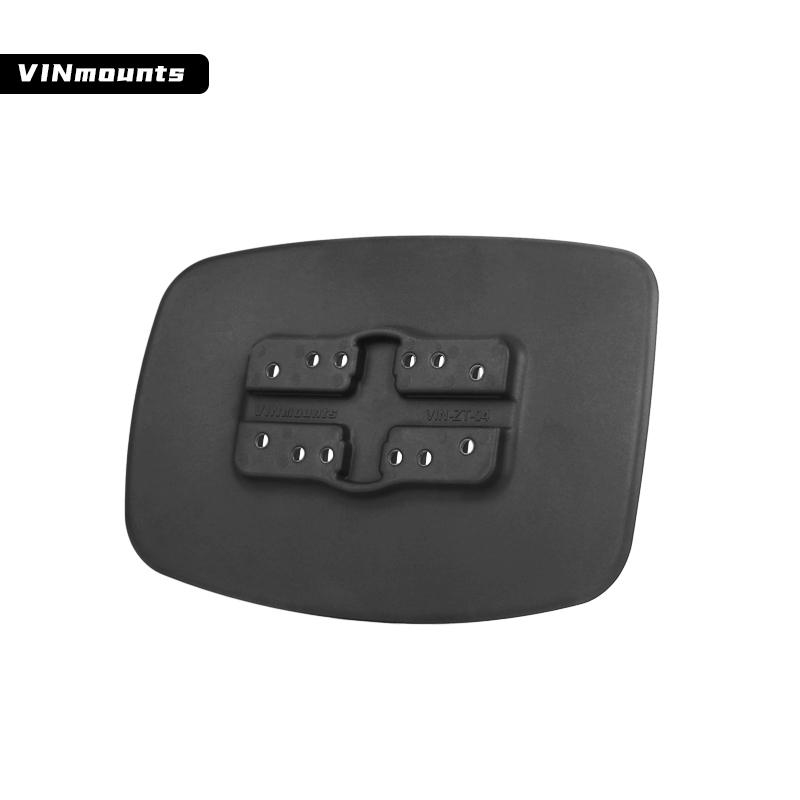 VINmounts Glue-On Pad Flexible Surface Mount for Inflatable Boats - Kayak, Canoe, Dinghy | Rod Holder & Motor Mount VIN-ZT-04