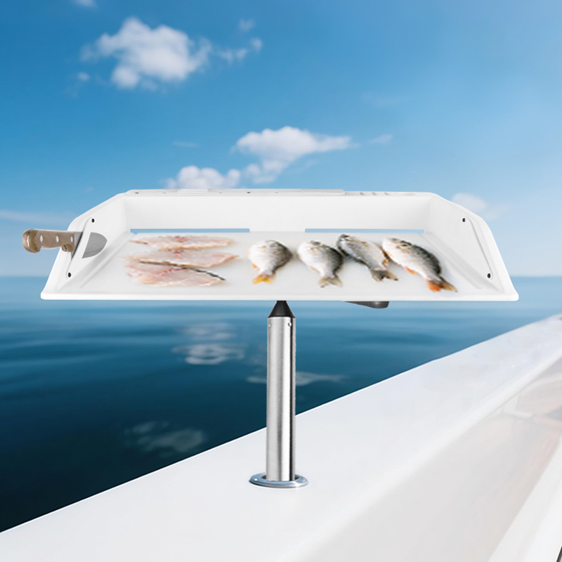VINmounts Universal All-Angle Fishing Rod Holder Mount Fits Magma Rectangular Grill, Bait/Filet Table & Boat Rail VIN-MA-01