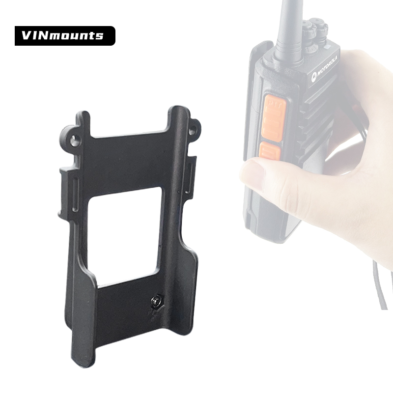 VINmounts 2-Way Radio Belt Clip Holder | Universal Walkie Talkie Holster for Baofeng/Motorola/Kenwood/Yaesu  VIN-DJJ-01
