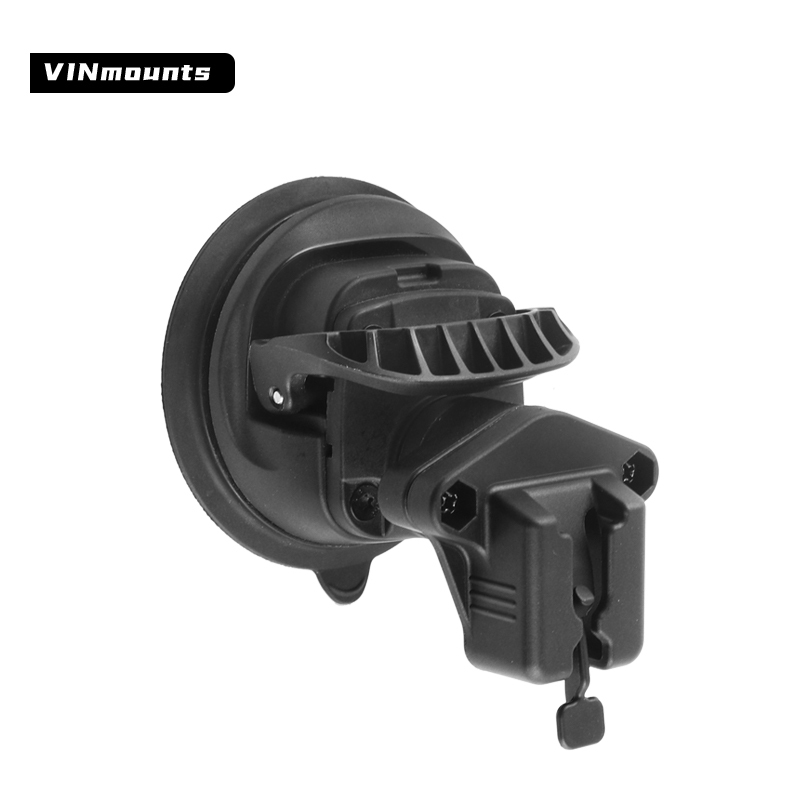VINmounts Car Microphone Holder with Suction Cup - Hand Mic Mount for Truck/Taxi/Two-Way Radios Compatible with Motorola/Kenwood/Yaesu Two-Way Radios VIN-SM-01+VIN-XP-01