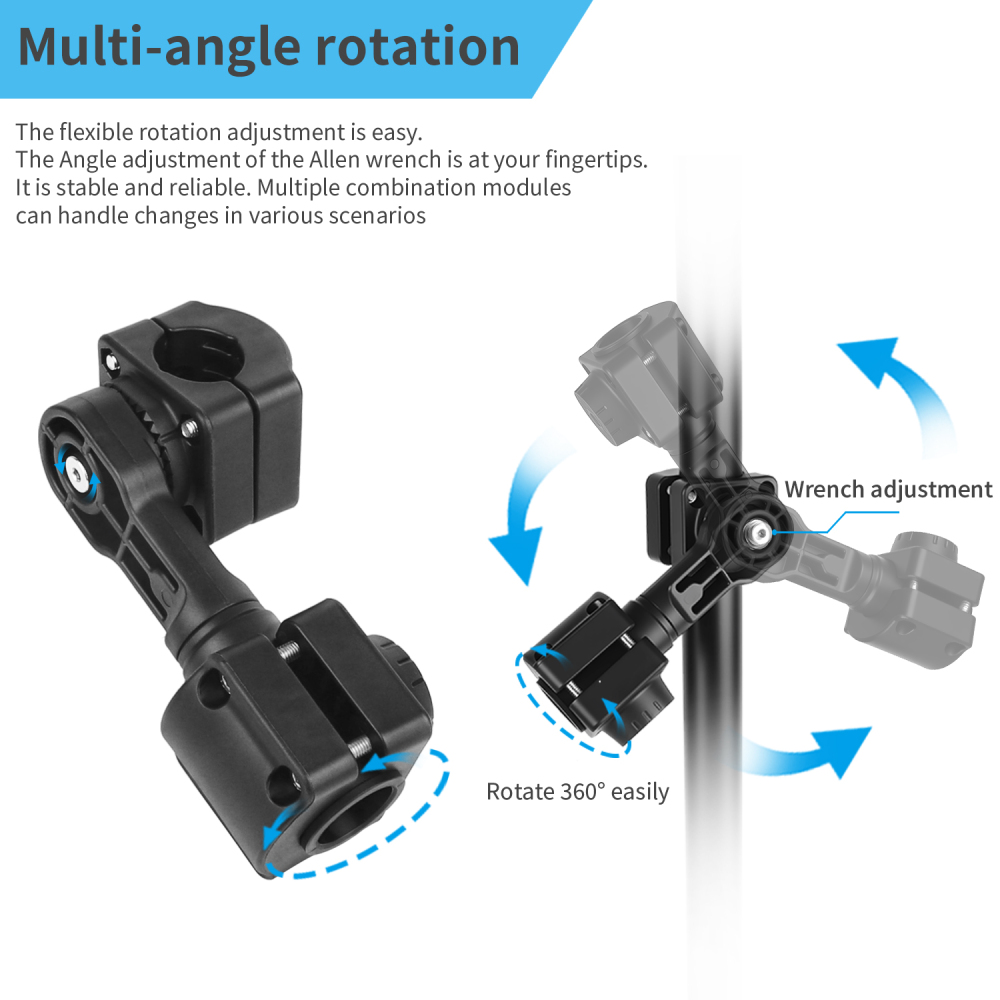 VINmounts Livescope Plus LVS34 Adjustable Perspective Mode Mount Pole Mount for LiveScope Plus LVS34 Transducer  VIN-TYQ-FD01