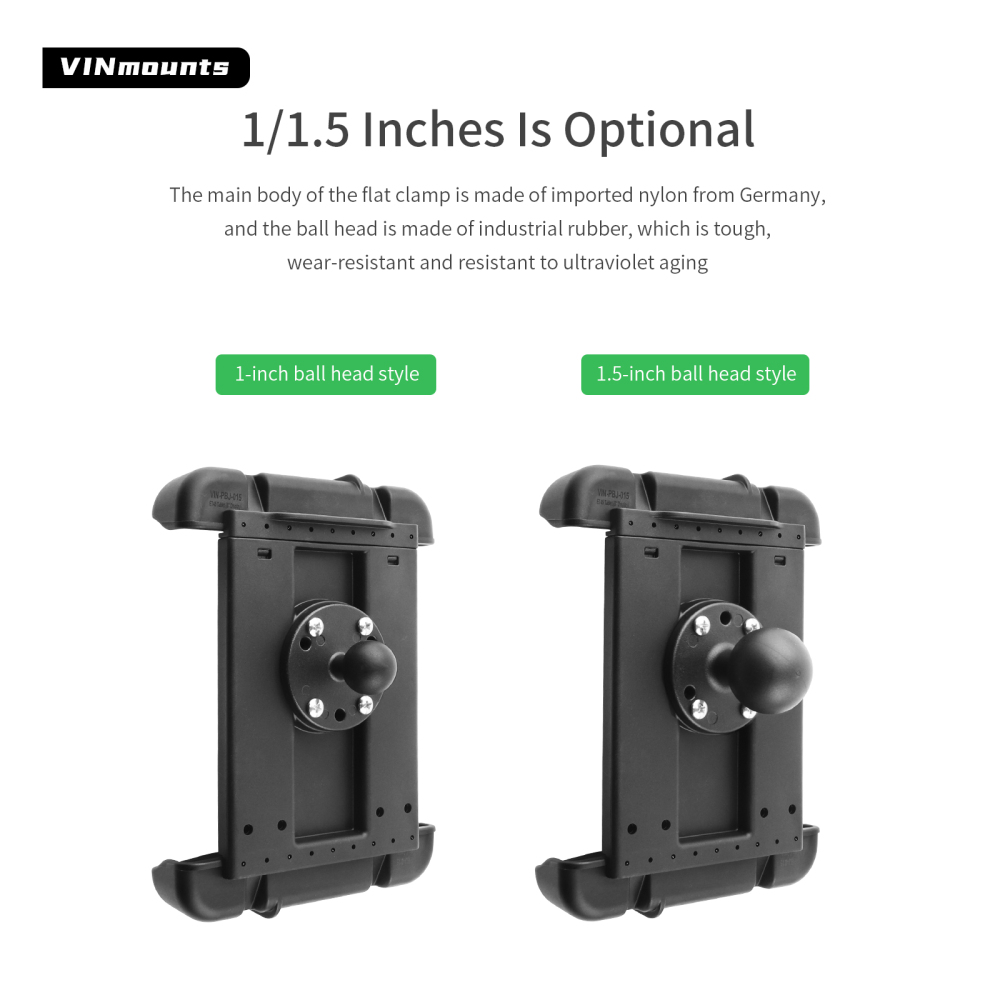 VIN Spring Loaded Holder Tablet Holder for Zebra ET40/45 Model  10" Tablets with or without Case  VIN-PBJ-016