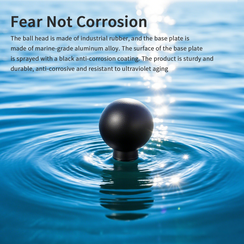 VINmounts 1.5" Ball Mount with 38.1mm/1.5" 2-Hole Pattern C size for Driving Recorder Monitors VIN-C-044