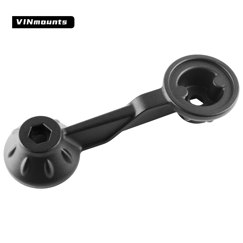 VINmounts 6" Straight  Swing Arm for Horizontal/Vertical Fish Finder Mounts VIN-HB-LG01