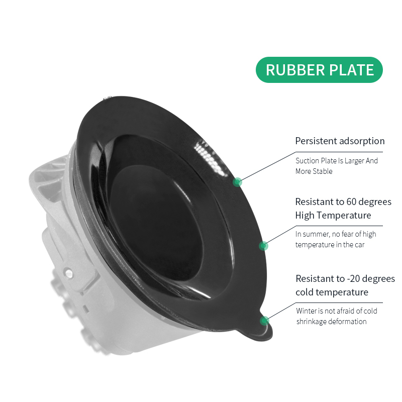 VINmounts  Vacuum  Double Suction Cup Mounts with Aluminum Plate for Car Windshiled VIN-B-033-AL