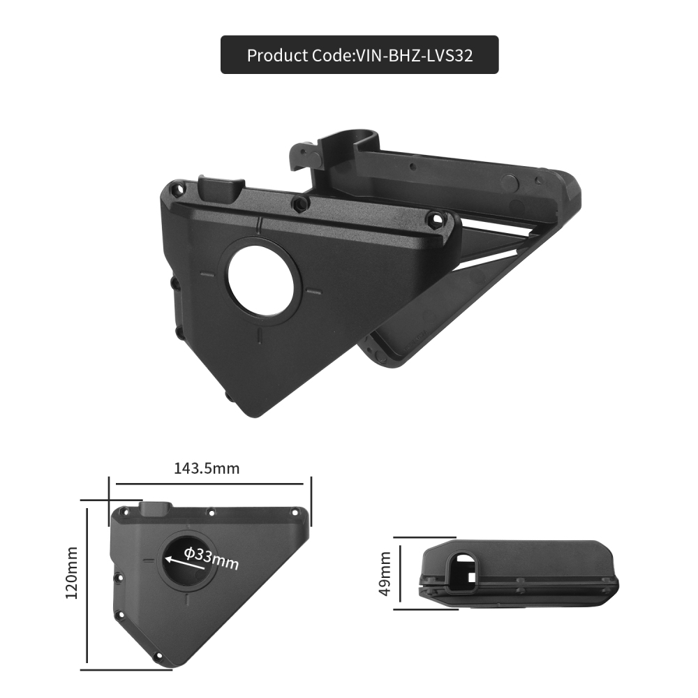 VINmounts Composite Nylon Garmin LiveScope LVS32 Protective Cover – Heavy Duty Transducer Guard & Shield for Marine Sonar VIN-BHZ-LVS32