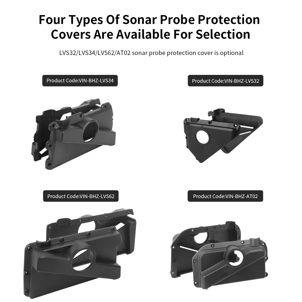 VINmounts Composite Nylon Garmin LiveScope LVS32 Protective Cover – Heavy Duty Transducer Guard & Shield for Marine Sonar VIN-BHZ-LVS32