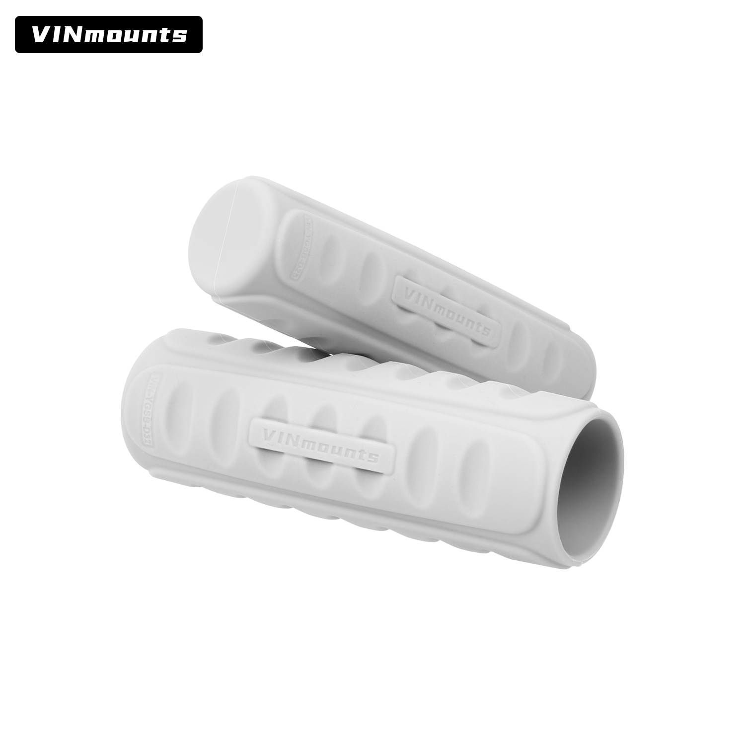 VINmounts Glow-in-the-Dark Sonar Mount Handle for Fish Finder Mounts, Fits 25mm Tubes, Soft Durable Rubber, Quick Install, Non-Slip Grip for Night Fishing VIN-YGSB-D25