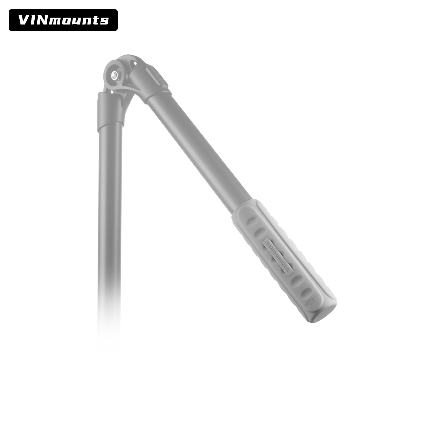 VINmounts Glow-in-the-Dark Sonar Mount Handle for Fish Finder Mounts, Fits 25mm Tubes, Soft Durable Rubber, Quick Install, Non-Slip Grip for Night Fishing VIN-YGSB-D25
