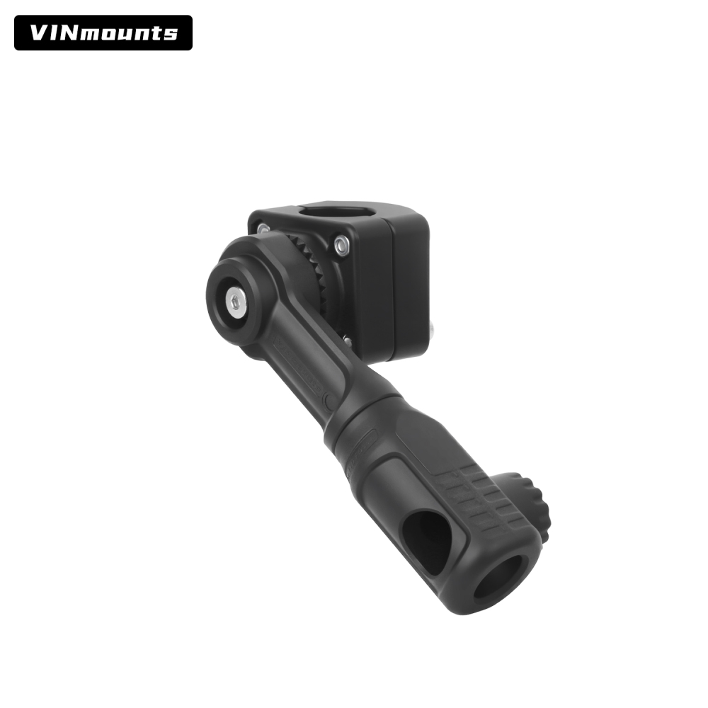 VINmounts Aluminum LiveScope Pole Transducer Mount, Multi-Angle Adjustable Sonar Mount Compatible with Garmin LiveScope LVS34/LVS32/LVS62 & Lowrance ActiveTarget VIN-TYQ-FD014