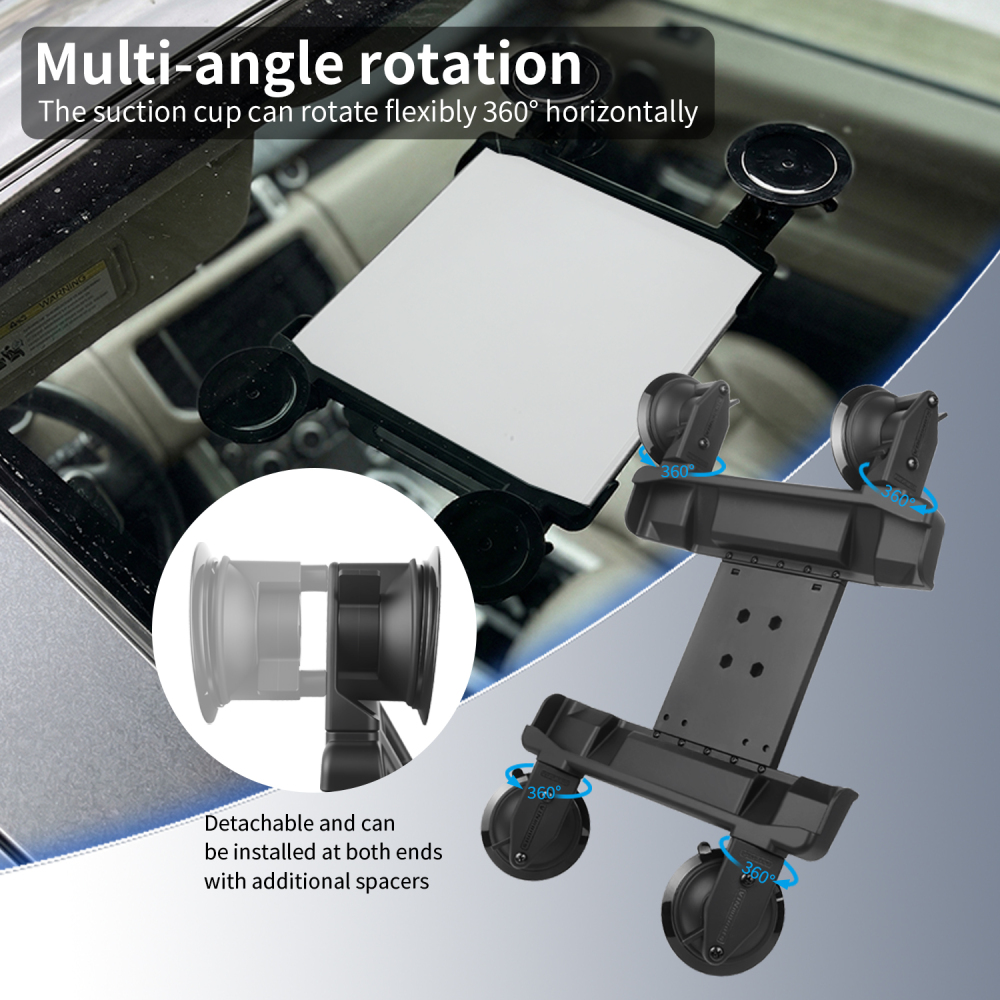 VINmounts Starlink Mini Suction Cup Mount - Heavy Duty Vehicle & Boat Mounting Kit for Stable Satellite Signal on Windows & Sunroofs VIN-XL-01-XP