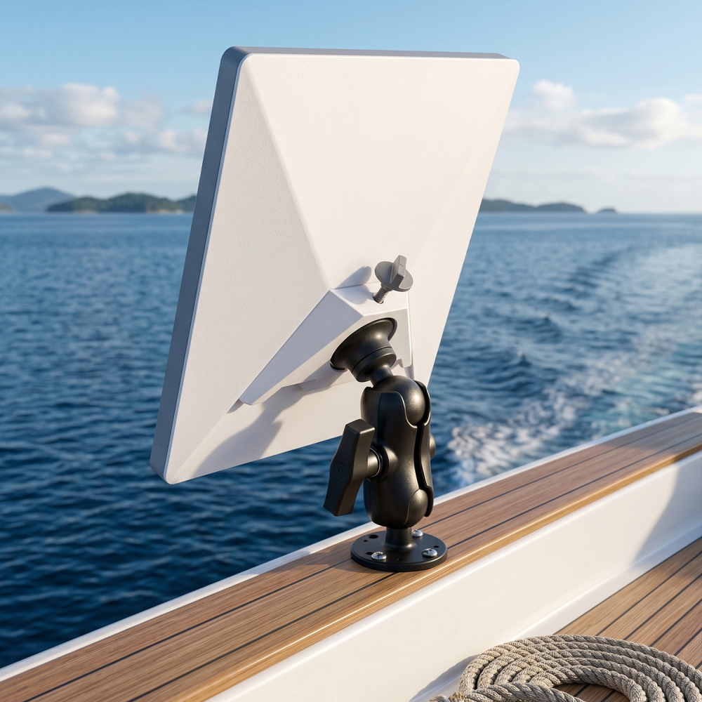 VINmounts Starlink Mini Mount Drill-Down Heavy Duty Bracket for Roof, Boat, RV, Marine & Off-Grid Applications