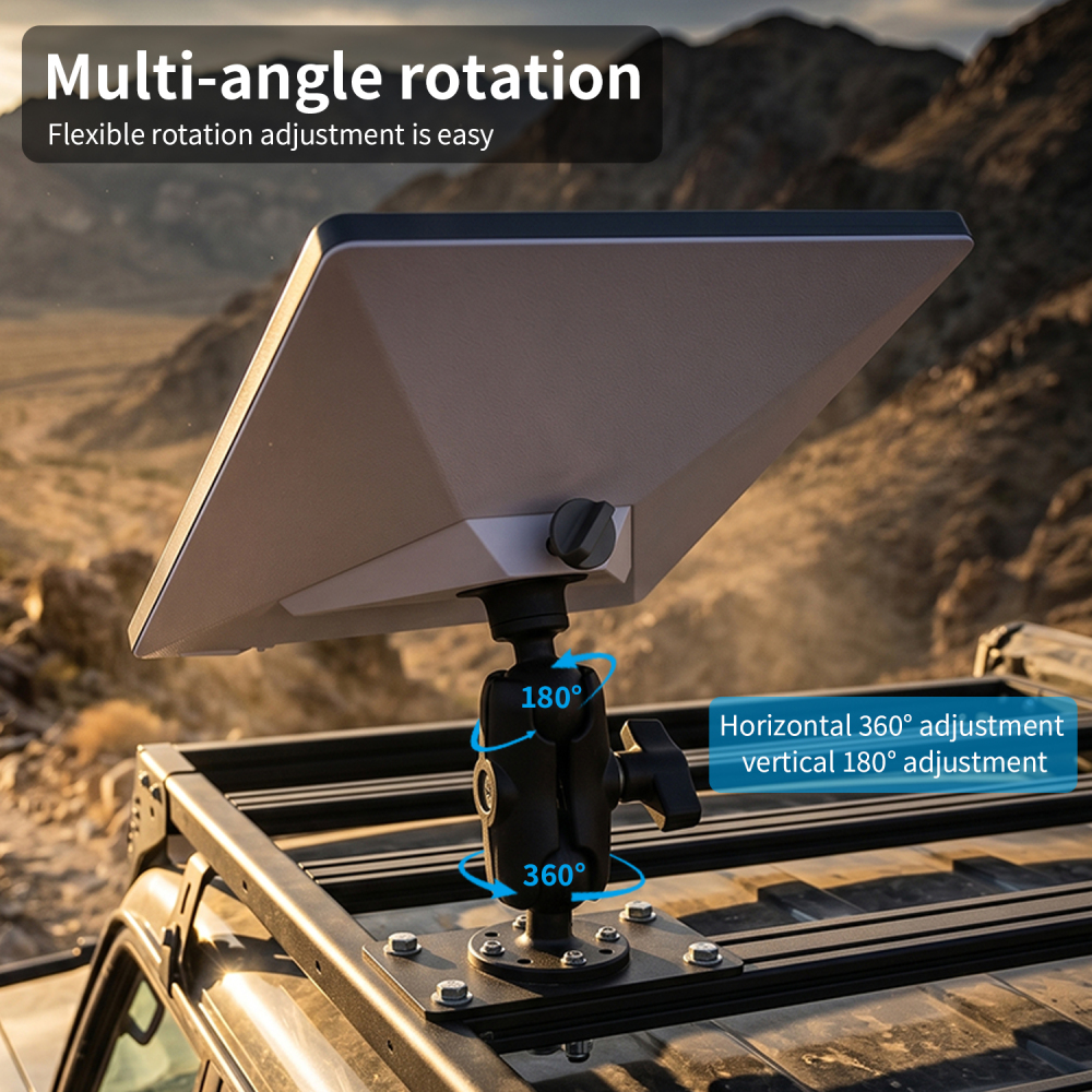 VINmounts Starlink Mini Mount Drill-Down Heavy Duty Bracket for Roof, Boat, RV, Marine & Off-Grid Applications