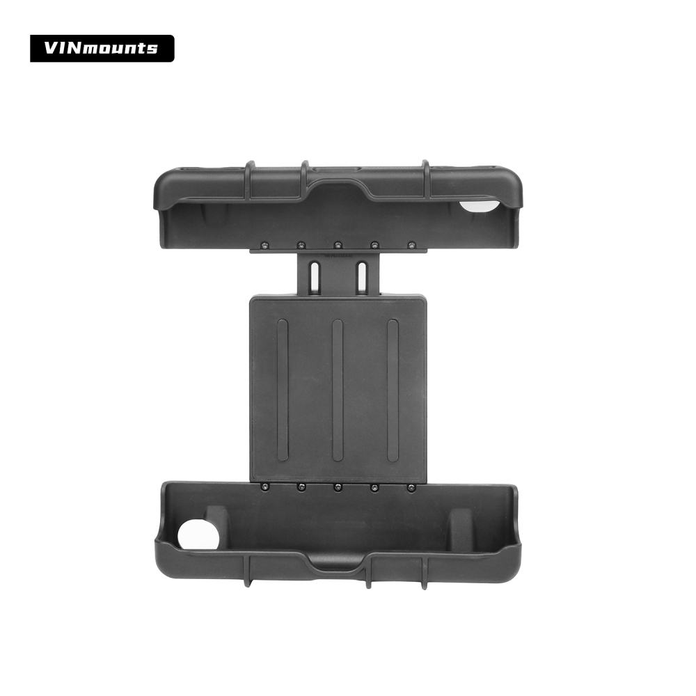 VINmounts Locking Heavy Duty 12.9-13 Inch Tablet Holder for Apple iPad Pro 12.9 2015/2017 & iPad Pro 13 M4 2024 (7th Gen), Anti-Theft Reinforced Nylon Adjustable Tablet Mount Clamp with Key Lock for Car Truck RV Boat Desk Wall Mount VIN-PBJ-017-LOCK
