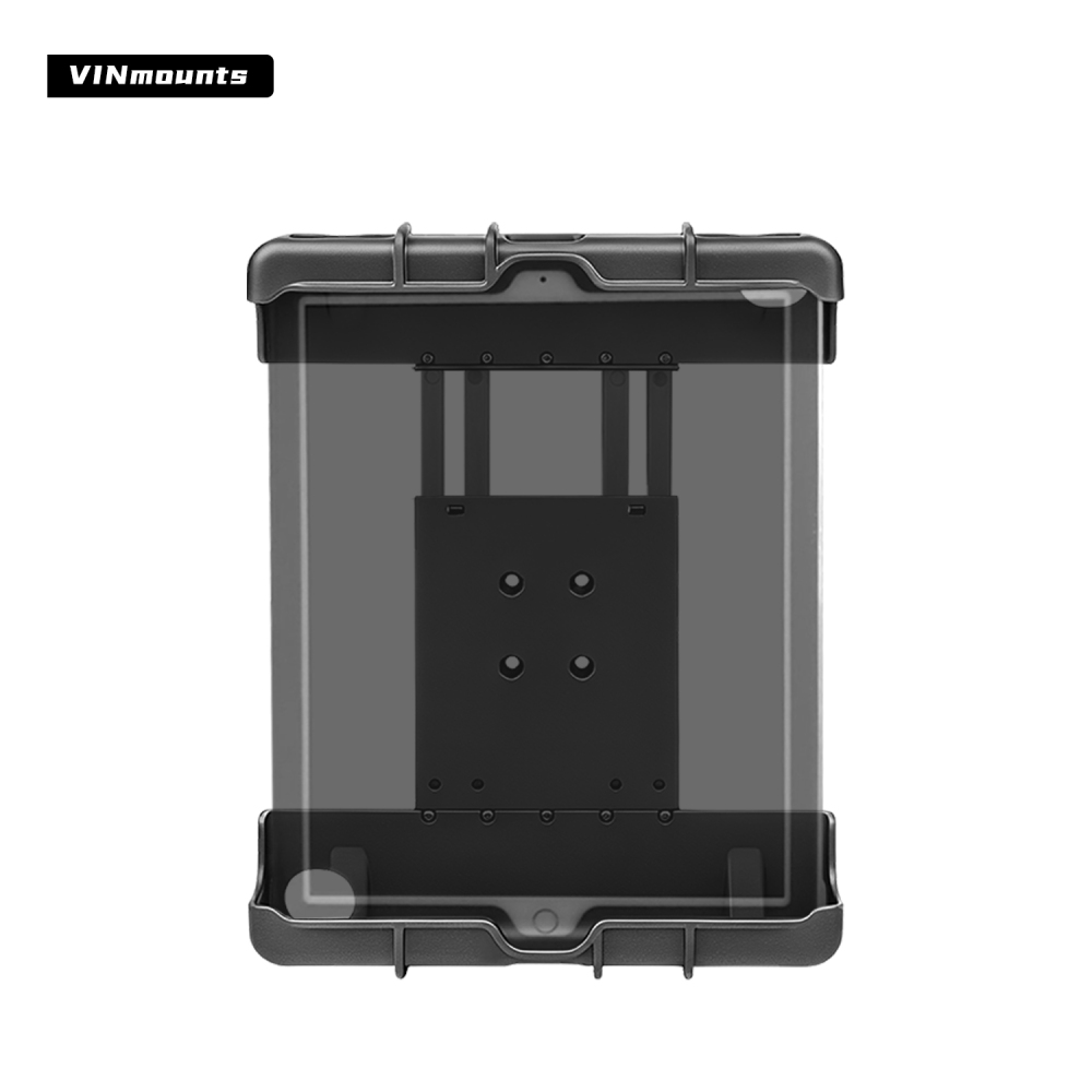 VINmounts Heavy Duty 12.9-13 Inch Tablet Holder for Apple iPad Pro 12.9 2015/2017 & iPad Pro 13 M4 2024 (7th Gen), Reinforced Nylon Adjustable Tablet Mount Clamp for Car Truck RV Boat Desk Wall Mount VIN-PBJ-017