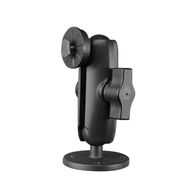 VINmounts Adjustable T-Bolt Track Mount with 1" Ball Double Socket Arm, Heavy Duty Mounting Solution for Fish Finders, GPS, Chartplotters, Marine Displays, Vehicle Monitors and Boat Electronics
