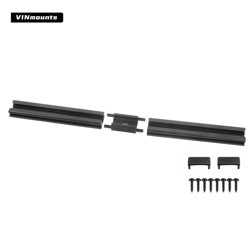 VINmounts Modular Aluminum Mounting Track System, DIY Connectable Rail Track for Boat, RV, Vehicle & Off-Grid Equipment, Straight T-Shape L-Shape Configurations