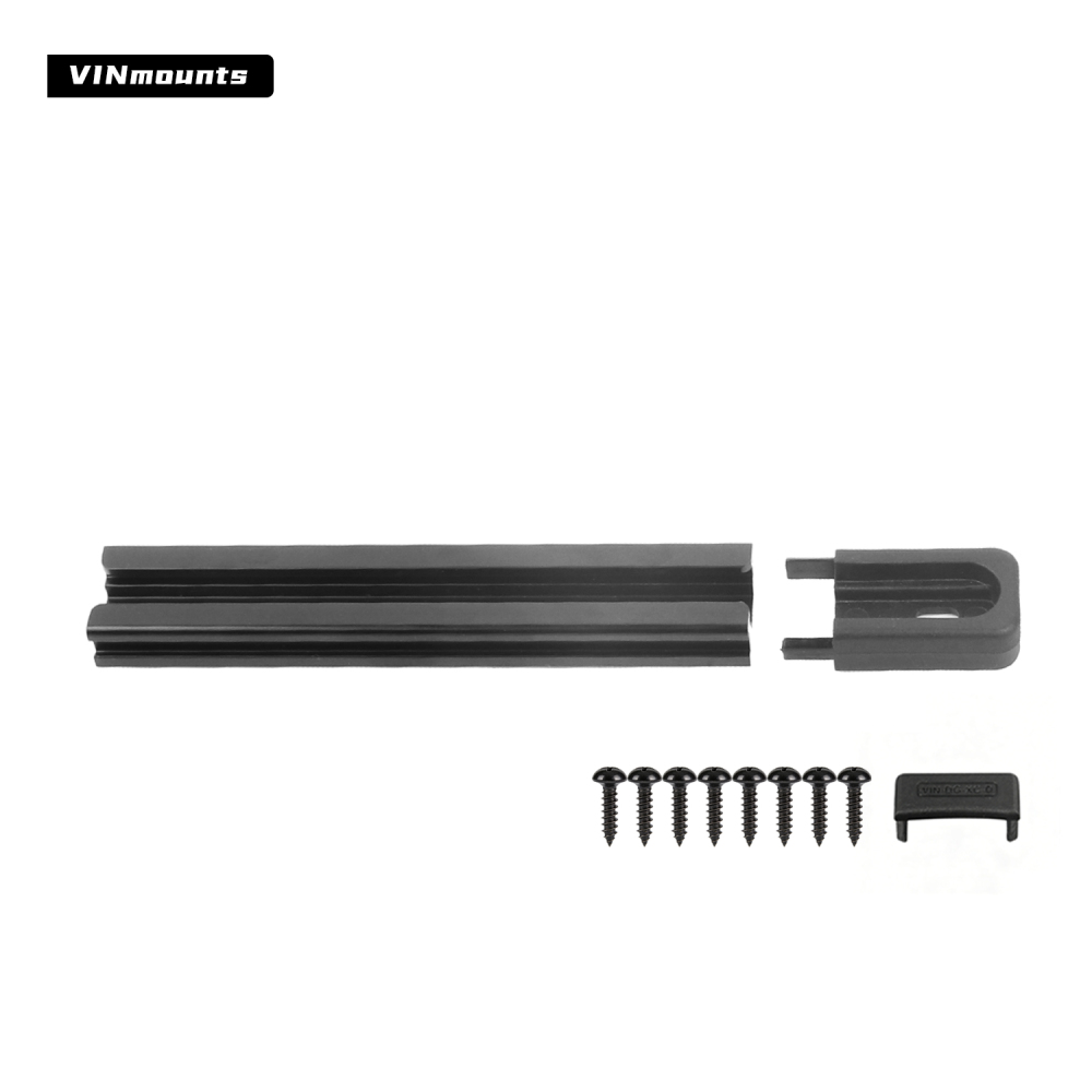 VINmounts Modular Aluminum Mounting Track System, DIY Connectable Rail Track for Boat, RV, Vehicle & Off-Grid Equipment, Straight T-Shape L-Shape Configurations