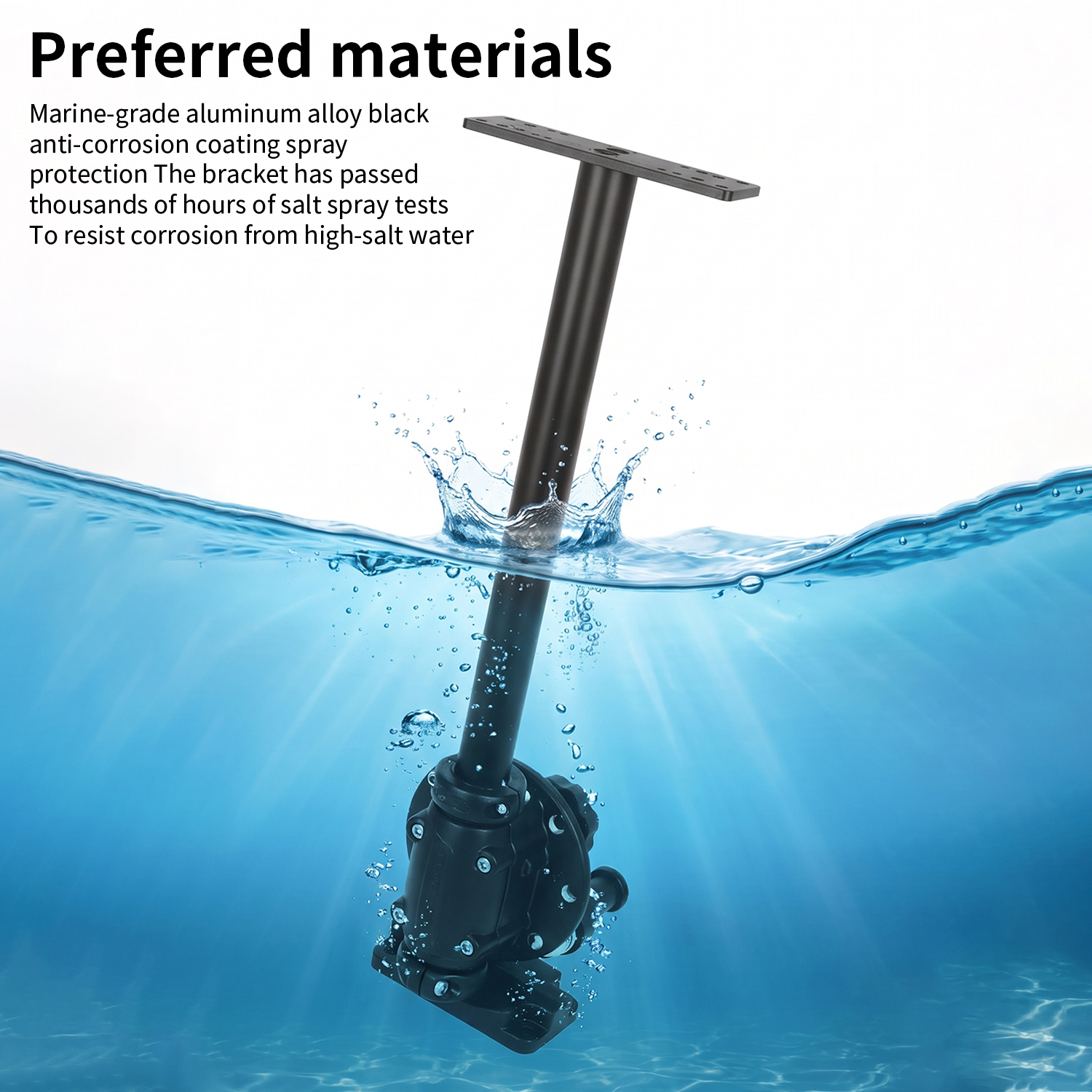 VINmounts Fish Finder Display Mount Rotatable Foldable Pillar Stand Bracket VIN-LZ500-007-XZ