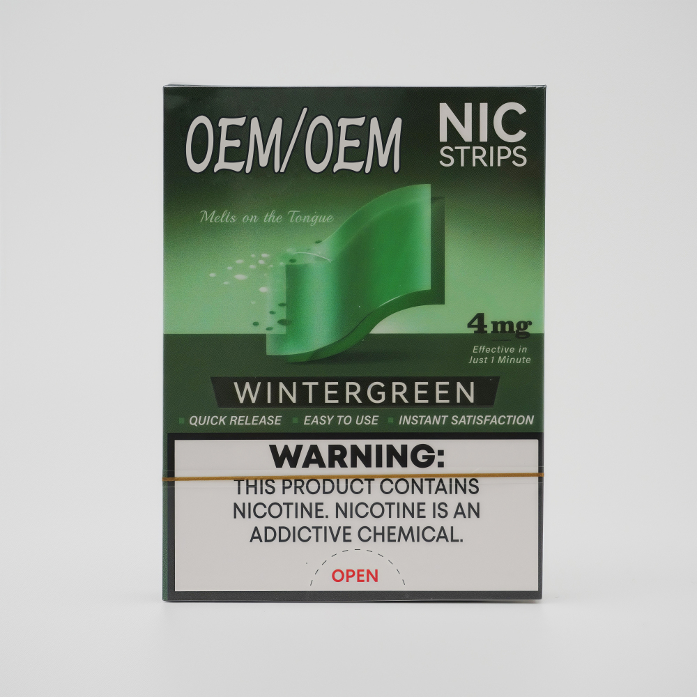 White Label OEM/ODM Nicotine Film Strips Mix Flavors/Strengths