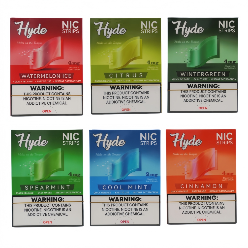 Wholesale HYDE NICOTINE FILM STRIPS ( 2MG / 4MG )