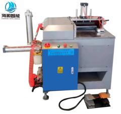 Aluminum film reinforcement plate 45 degree chamfering saw HS-183
