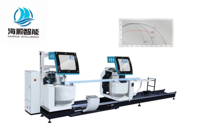 Heavy duty CNC composite angle double head cutting saw (five axis)