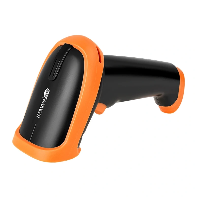 Wholesale Wireless Red Light Scanner Bar Code Scan Gun 1D Fast Recognition High Quality Anti-drop Shockproof