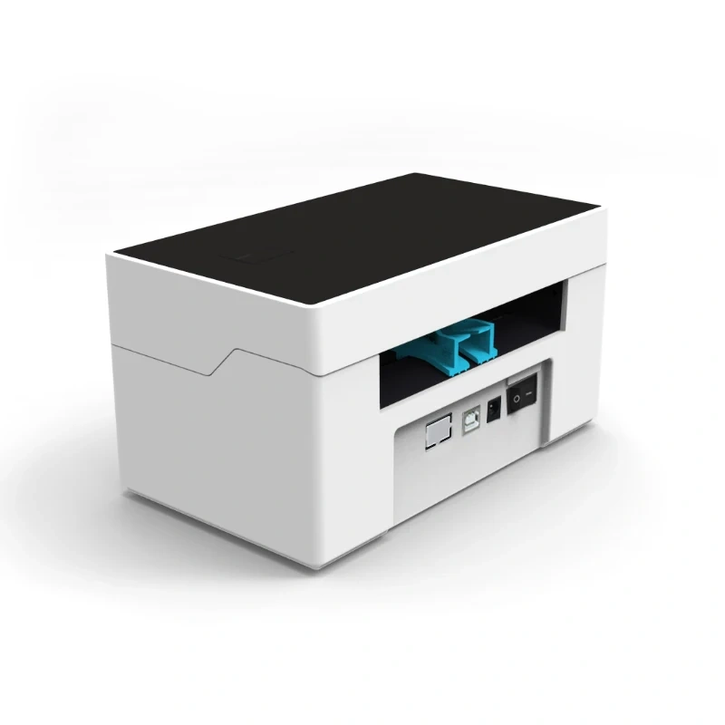Free Shipping Label Barcode Printer 20mm-108mm Width Tag Stickers Fast Print Band Bracket ZJANG ZJ-9220