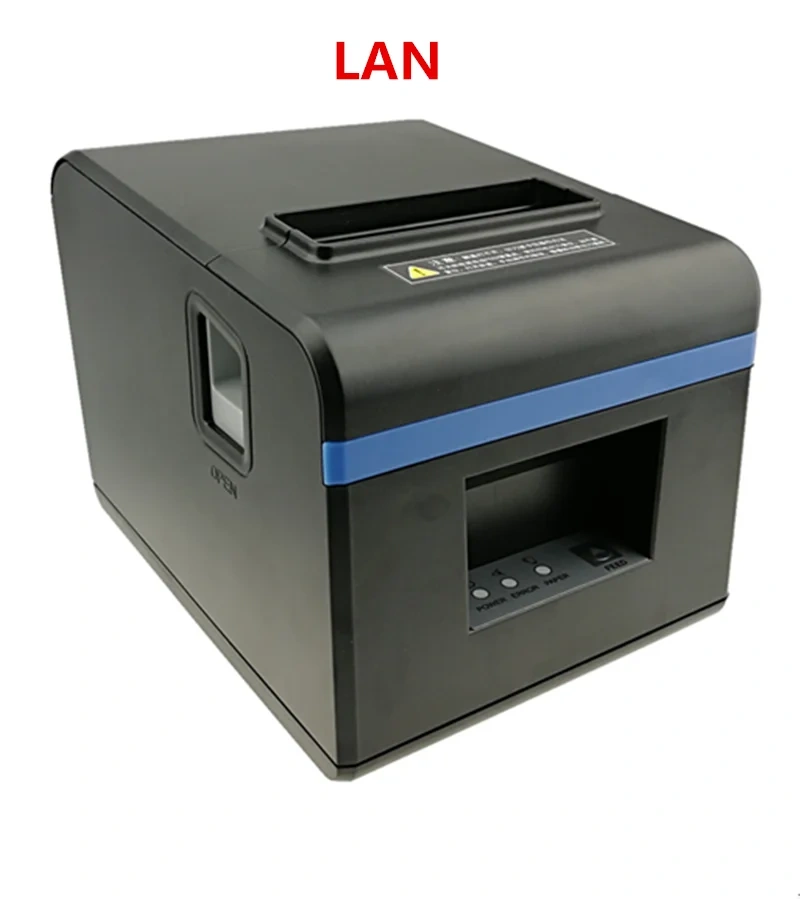 High Quality 80mm Thermal Receipt Bill Printers Kitchen Restaurant POS Print With Automatic Cutter Function Stylish Appearance