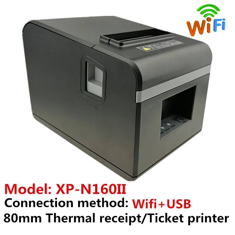 High Quality 80mm Thermal Receipt Printer Small Ticket Barcode Print With Automatic Paper Cutting Function Long Life XP-Q200