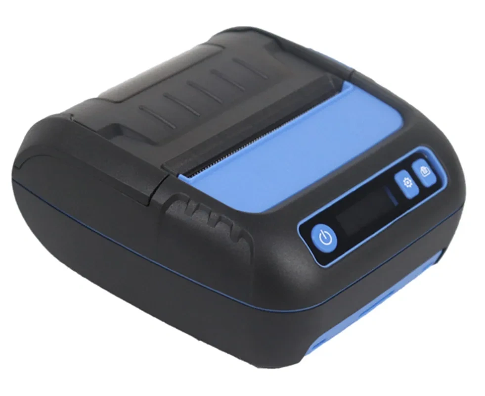 80mm Bluetooth Portable Sticker Label Barcode Printer Drop Resistance Receipt Bill Print With Battery Rechargeable