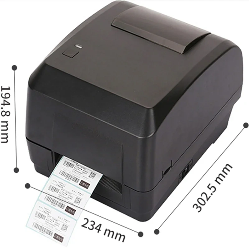 High Quality Heat Transfer Printers Ribbon Barcode Stickers Large Label Coated Silver Paper White PET 25-108mm Width Print