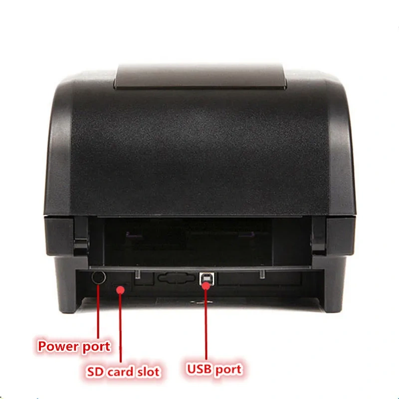 High Quality Heat Transfer Printers Ribbon Barcode Stickers Large Label Coated Silver Paper White PET 25-108mm Width Print