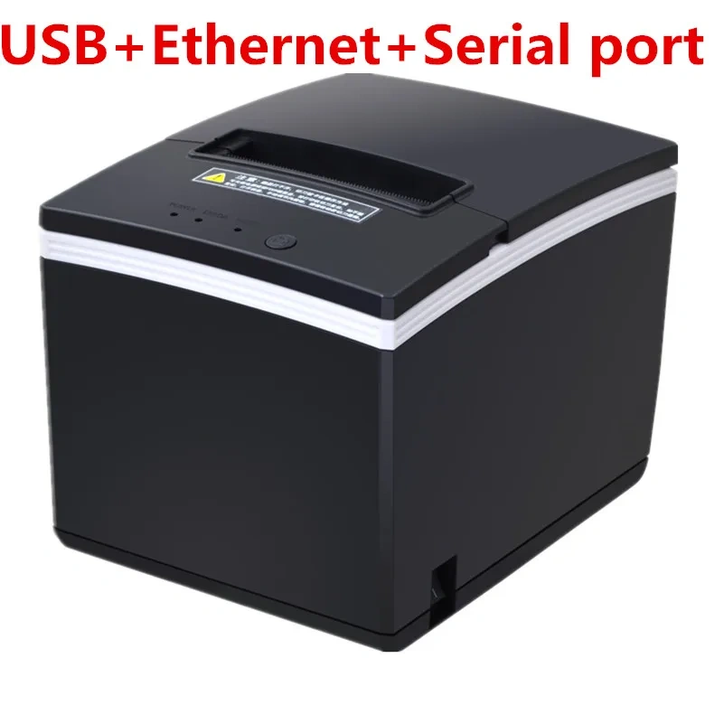 Wholesale 80mm Thermal Receipt Printer Automatic Cutting Machine Printing Speed Fast Low Noise USB+Ethernet+Serial Port