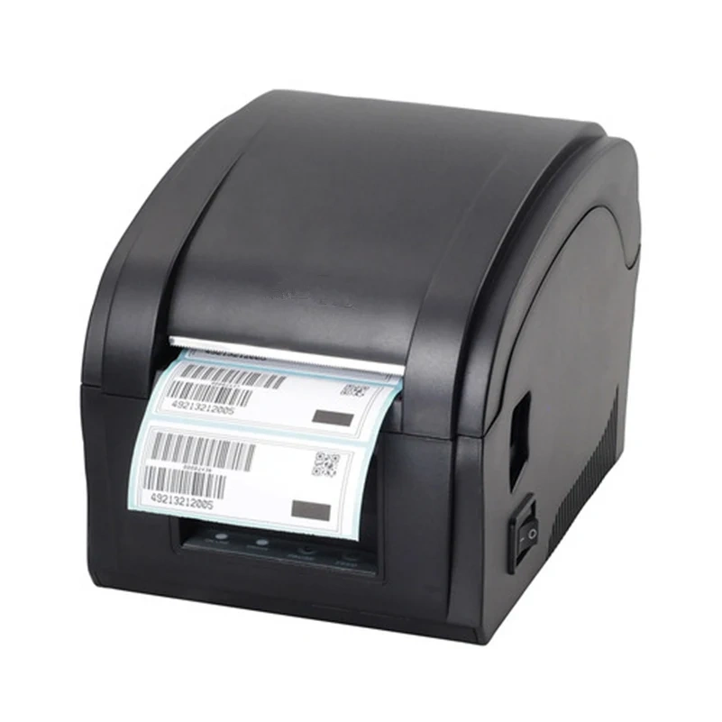 XP-360B Label Barcode Printer Support 20-80mm Width QR Code LOGO Thermal Sticker Receipt Print