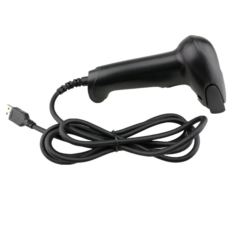 High Quality Barcode Scanner Red Light Bar Code Scanning Express Retail Store Supermarket Use USB Connection