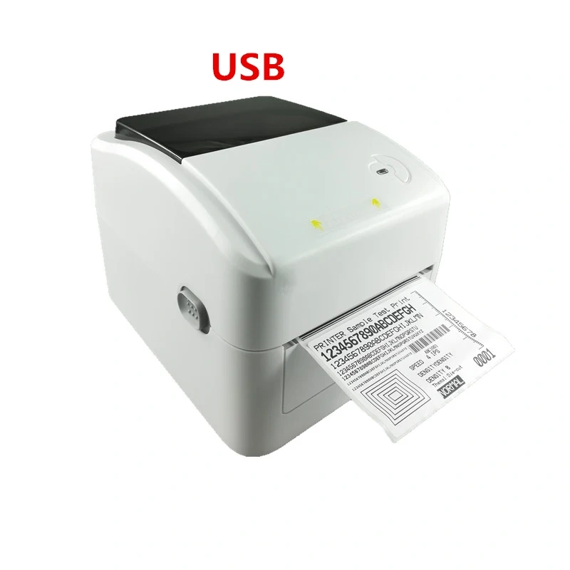 420B Thermal Label Printers Support 20-108mm Width Stickers QR Barcode Receipt Print