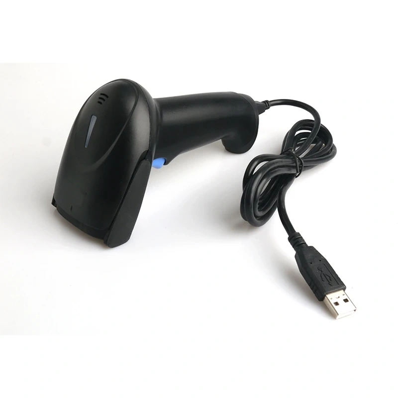 Wireless Red Light Scanner Bar Code QR Scan Gun 1D 2D With Built In Battery High Speed Decoding