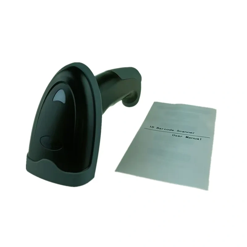 High Quality Wired Bar Code Scan Gun 1D Scanner Fast Recognition Stylish Appearance USB Connection