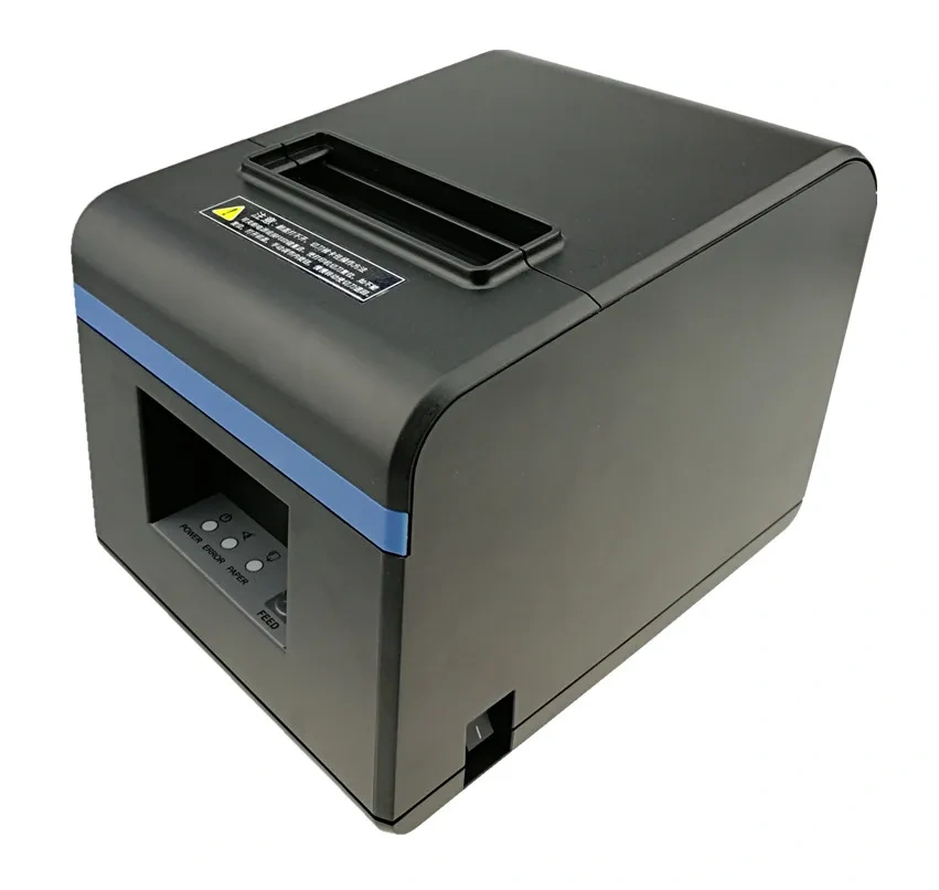 High Quality 80mm Thermal Receipt Bill Printers Kitchen Restaurant POS Print With Automatic Cutter Function Stylish Appearance
